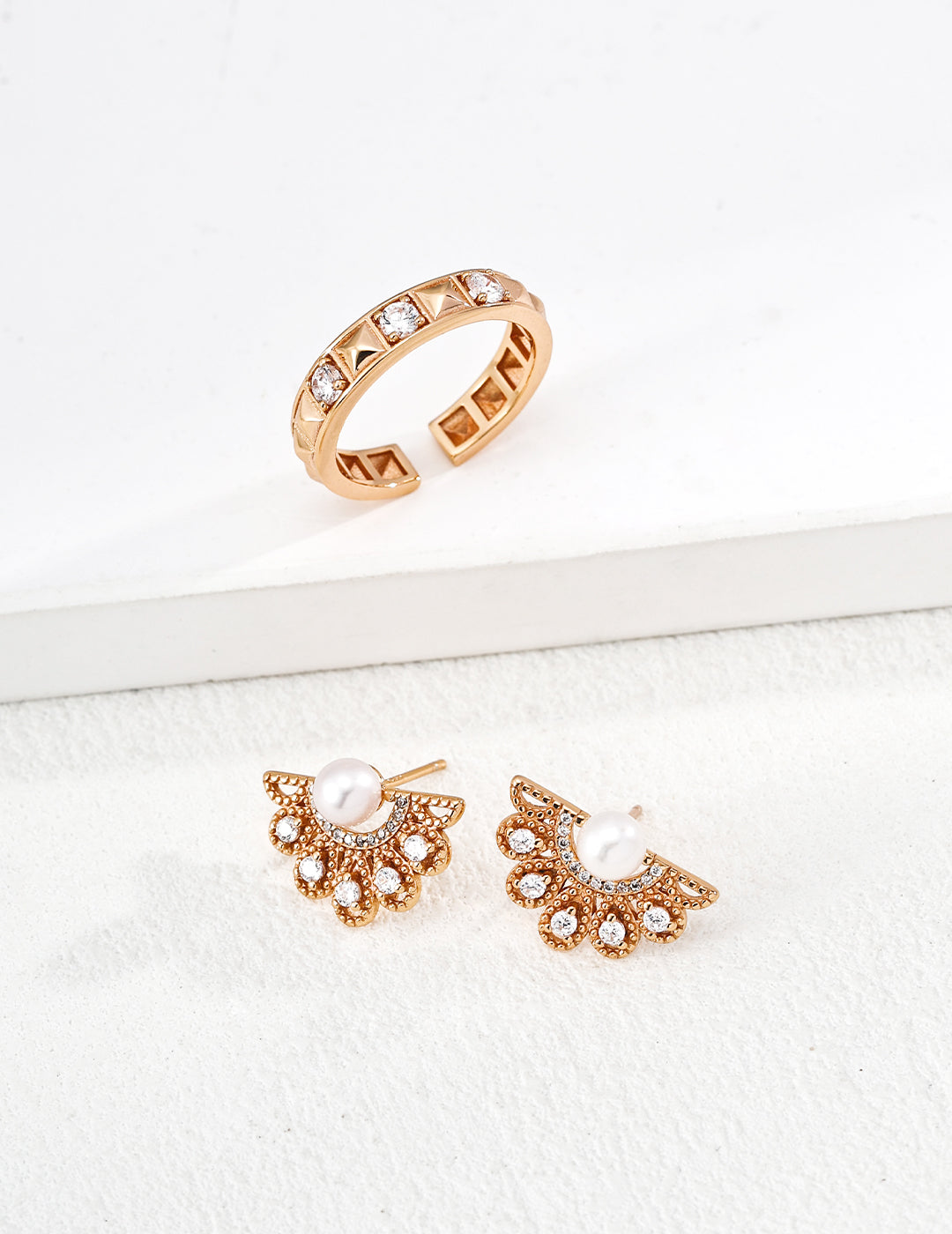 Nova Stud Open Ring