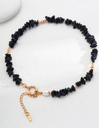 Noir Pebble Pearl Necklace