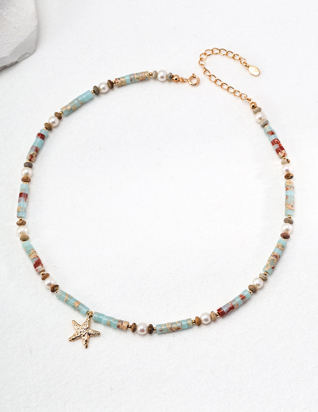 Marina Starfish Beaded Necklace