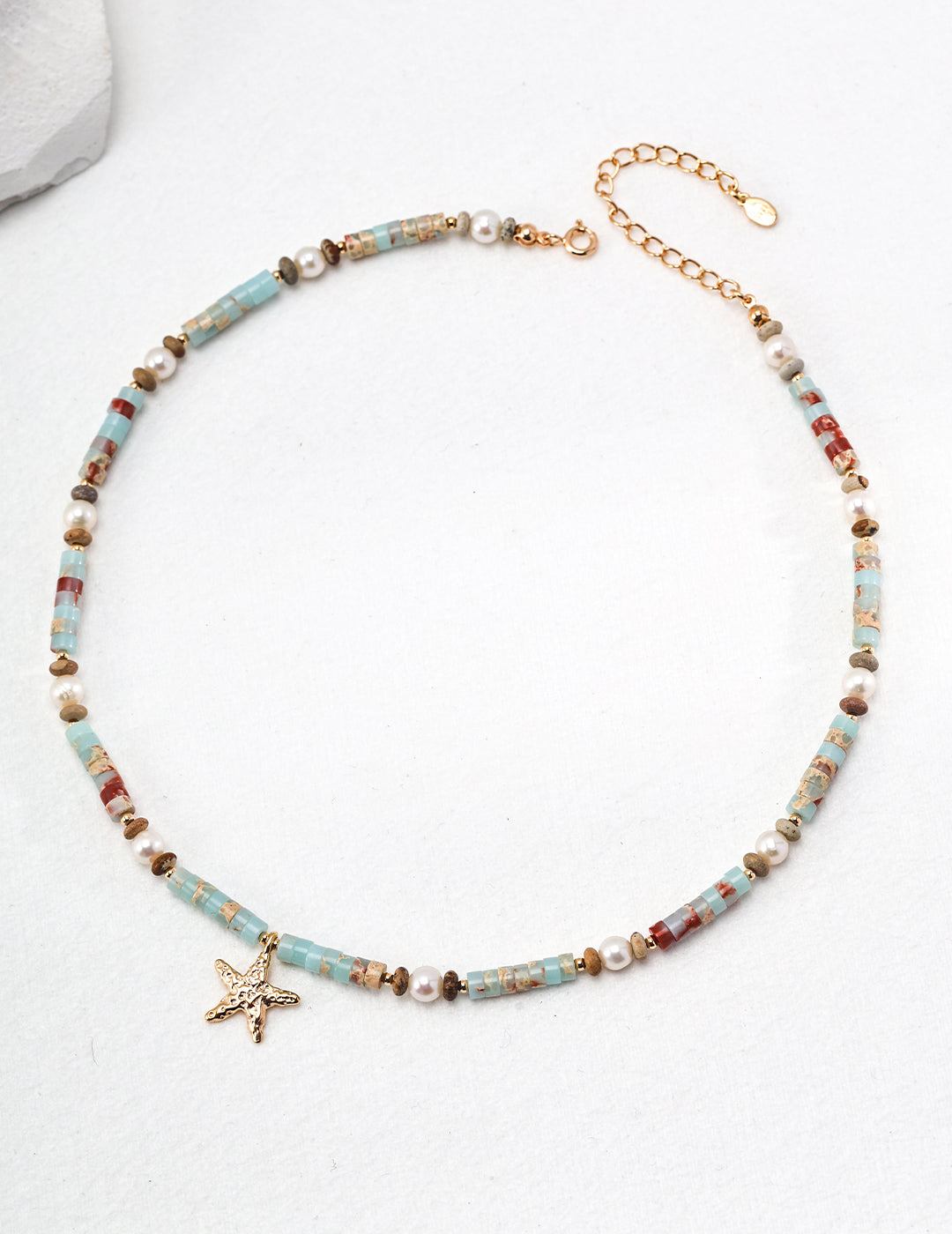 Marina Starfish Beaded Necklace