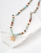 Marina Starfish Beaded Necklace