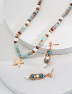 Marina Starfish Beaded Necklace