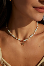 Marina Starfish Beaded Necklace