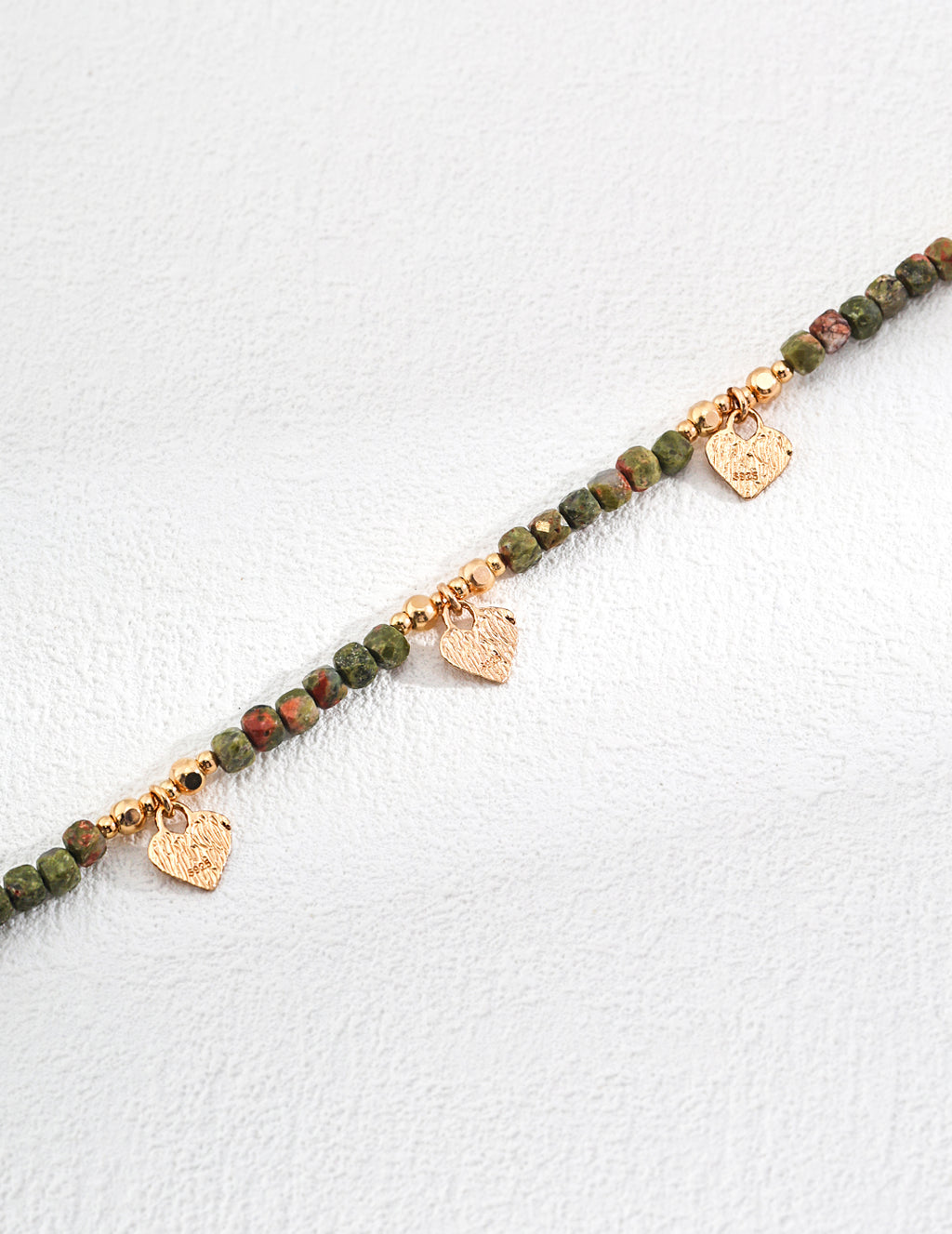 Verde Charm Beaded Necklace