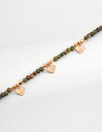 Verde Charm Beaded Necklace