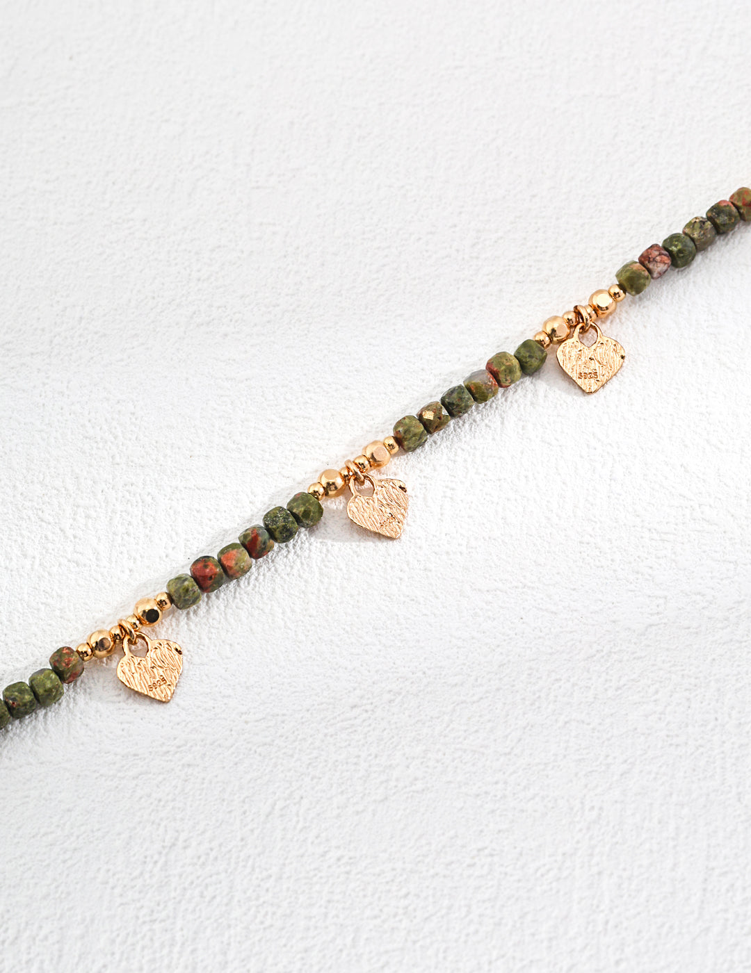 Verde Charm Beaded Necklace