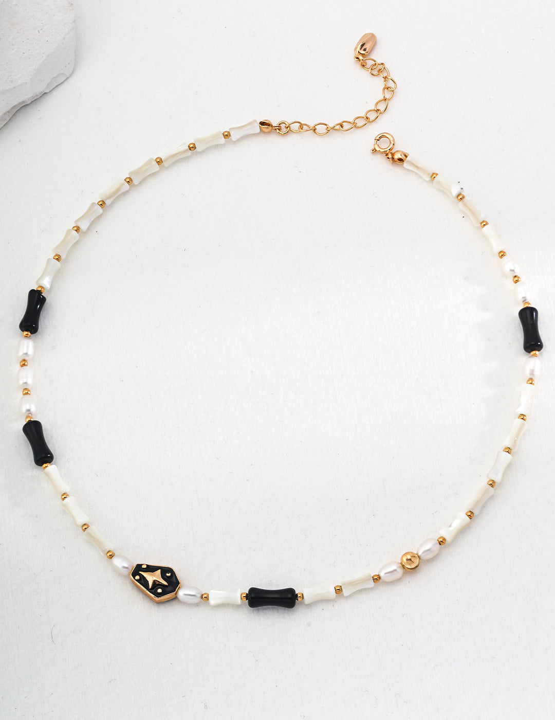 Noir Celeste Beaded Necklace Secondary image