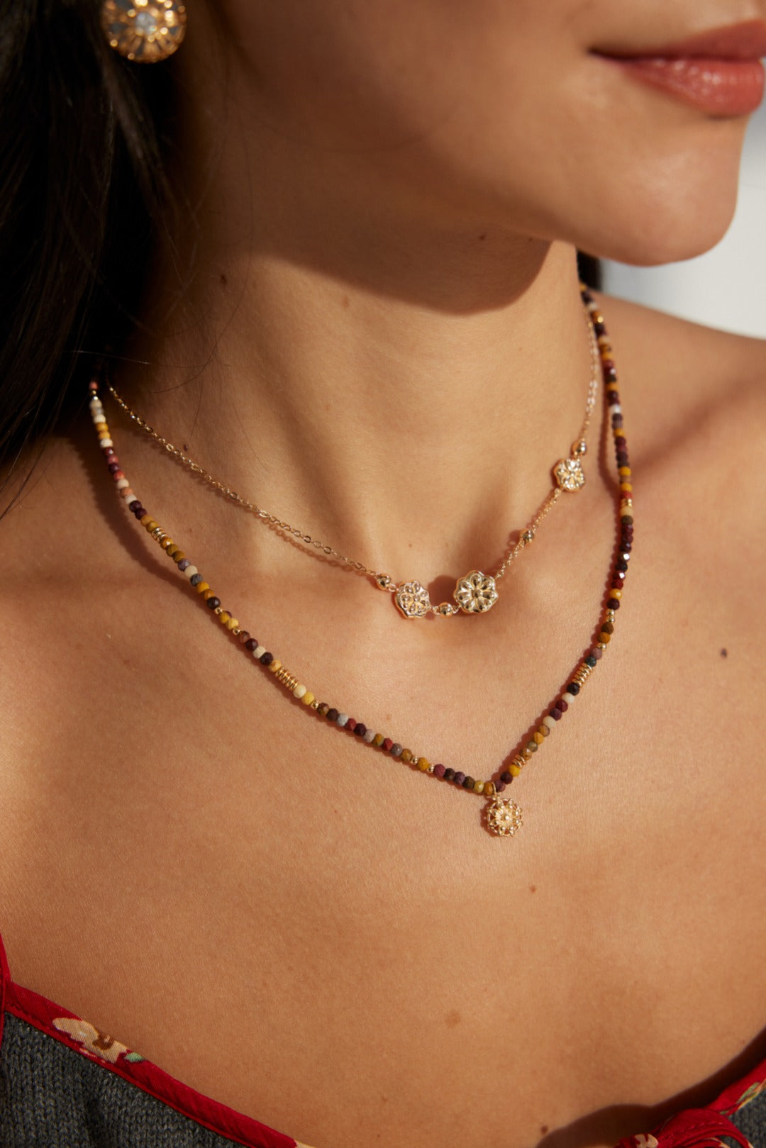 Flora Station Necklace