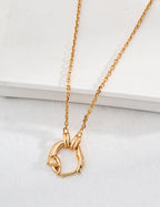Luna Circle Necklace