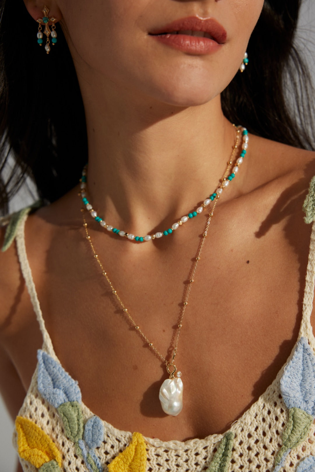 Turquoise Coast Beaded Necklace