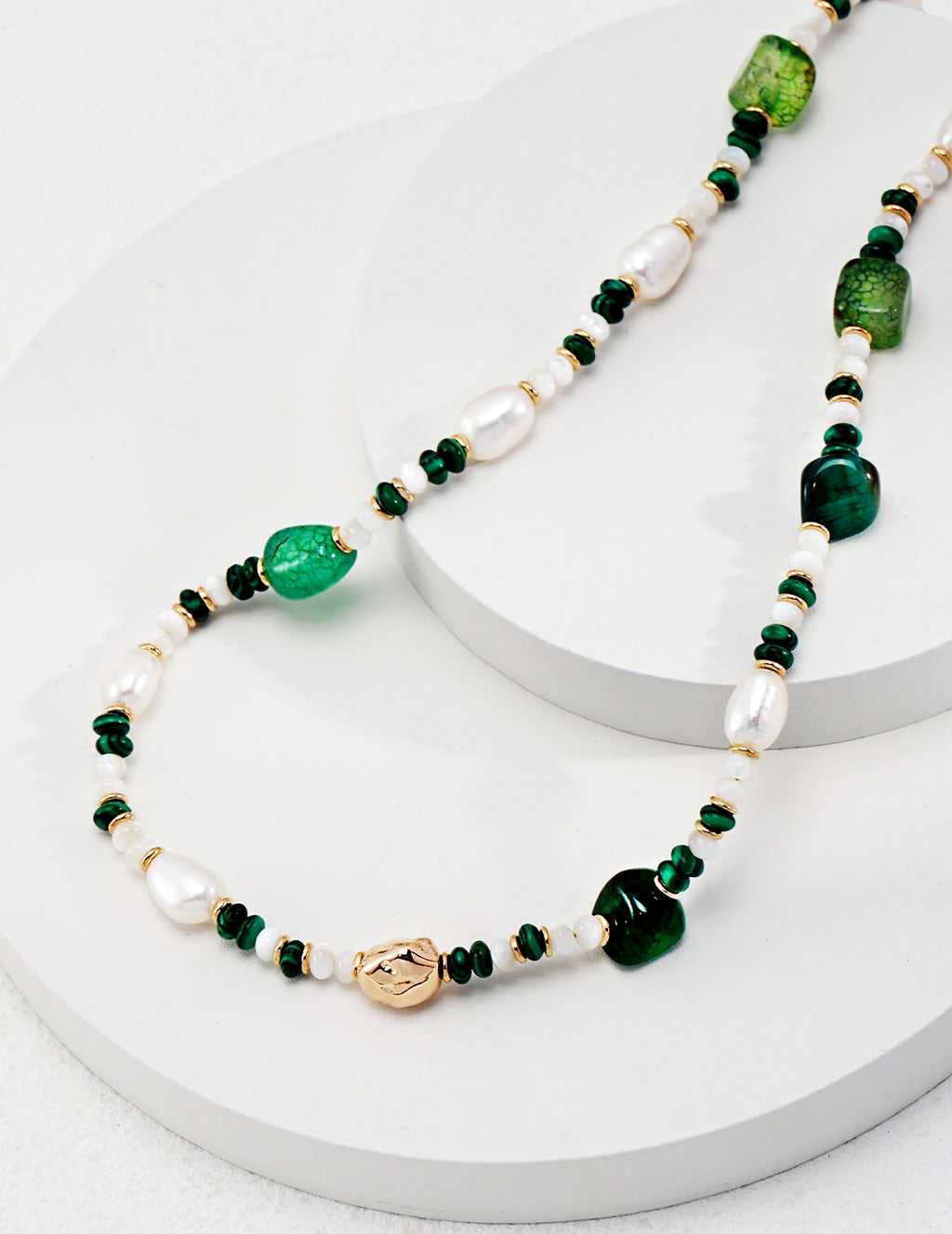 Emerald Coast Beaded Necklace