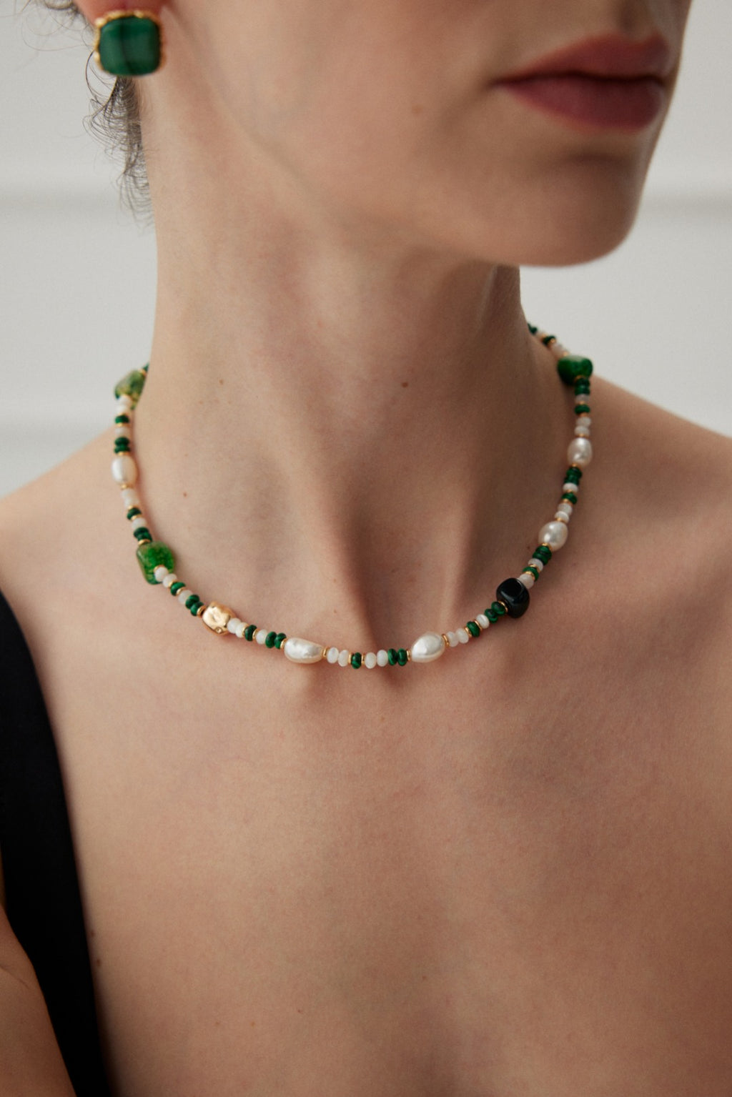 Emerald Coast Beaded Necklace