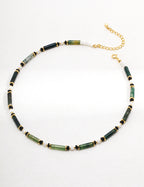 Verde Stone Beaded Necklace