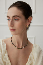 Verde Stone Beaded Necklace