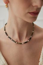 Verde Stone Beaded Necklace