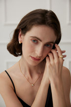 Ivory Bezel Pendant Necklace