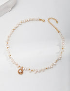 Pearl Bloom Charm Necklace