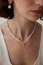 Pearl Bloom Charm Necklace