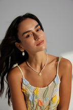 Heart Talisman Pearl Necklace