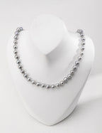Silver Grey Pearl Necklace