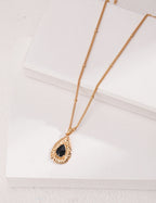 Noir Sunburst Necklace