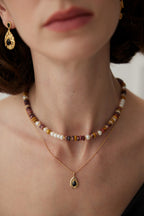 Noir Sunburst Necklace