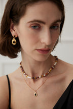 Noir Sunburst Necklace