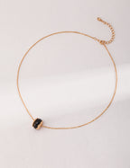 Noir Pebble Necklace
