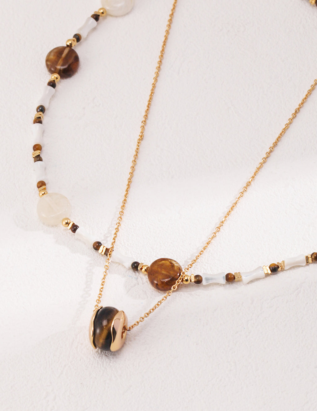 Noir Pebble Necklace