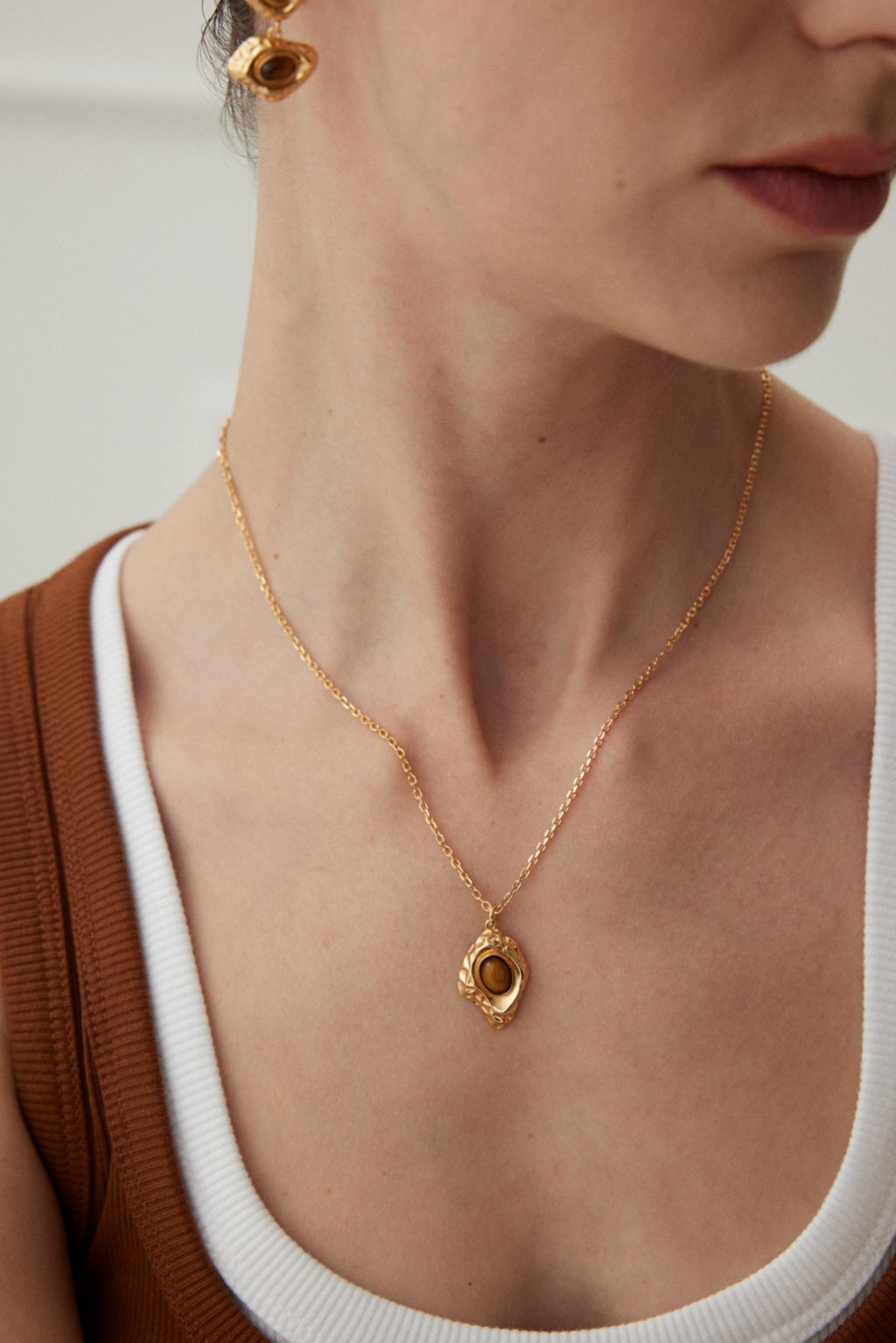Tiger Eye Talisman Necklace