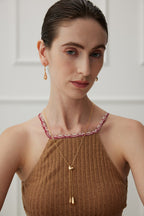 Geometric Drop Necklace