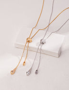 Geometric Drop Necklace