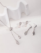 Geometric Drop Necklace