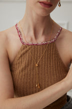 Geometric Drop Necklace