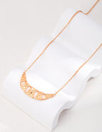 Etched Arc Necklace