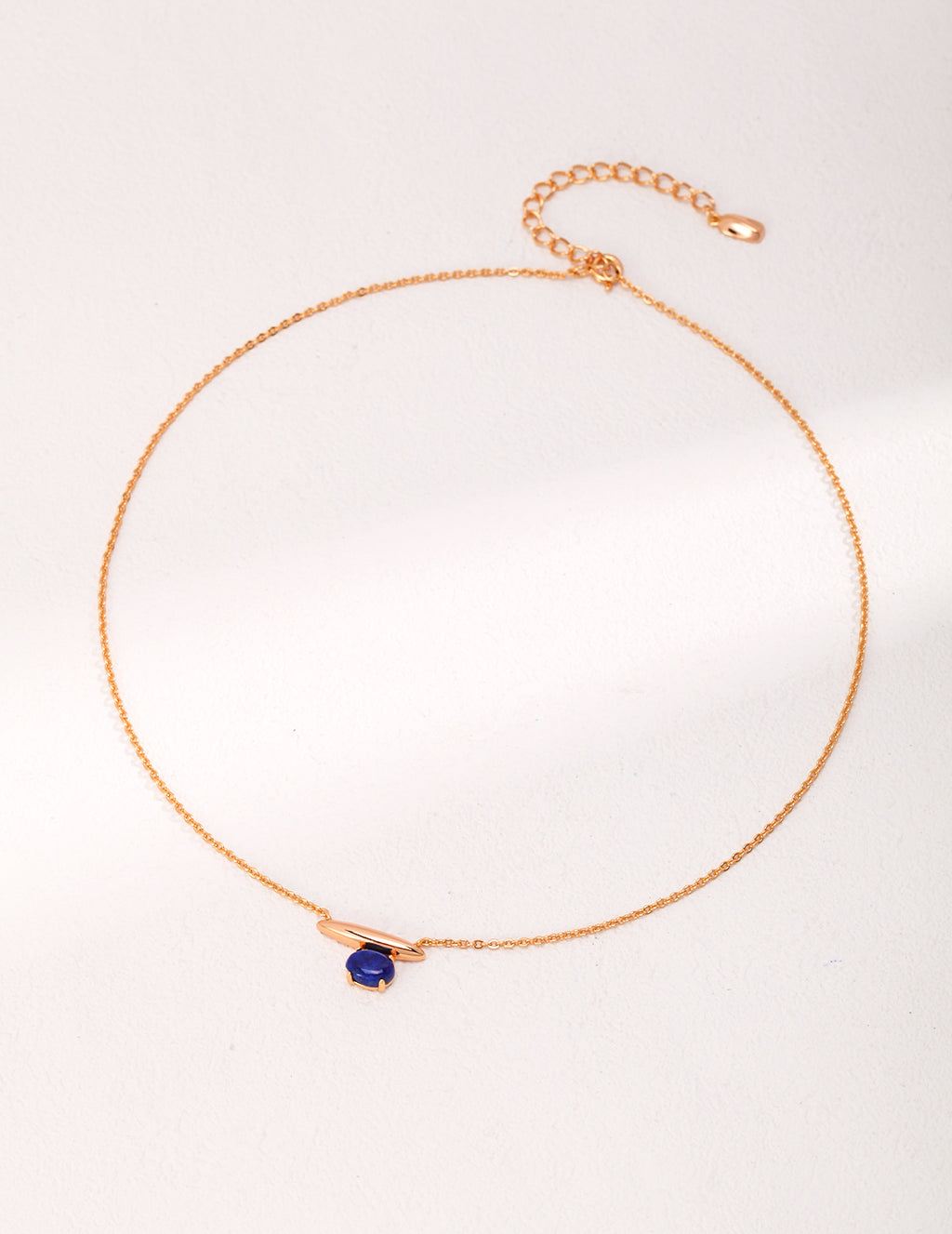 Azure Bar Pendant Necklace