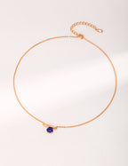 Azure Bar Pendant Necklace