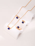 Azure Bar Pendant Necklace