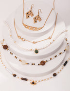 Noir Eye Pearl Necklace
