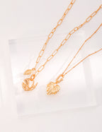 Monstera Charm Necklace
