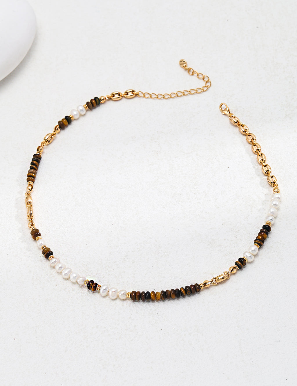 Terra Pearl Link Necklace
