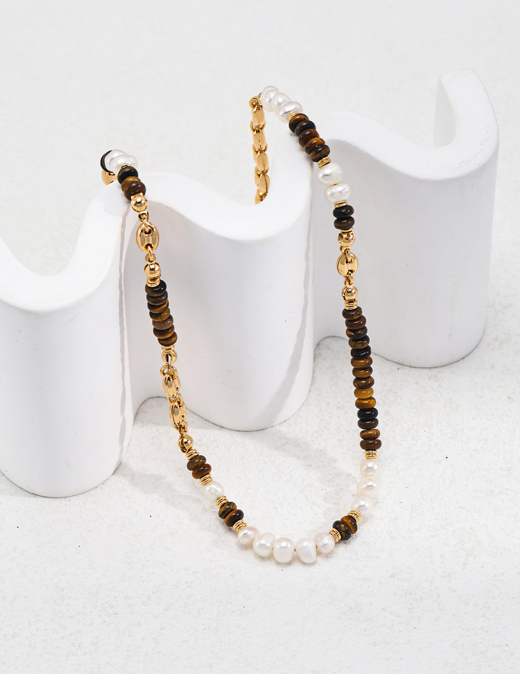 Terra Pearl Link Necklace