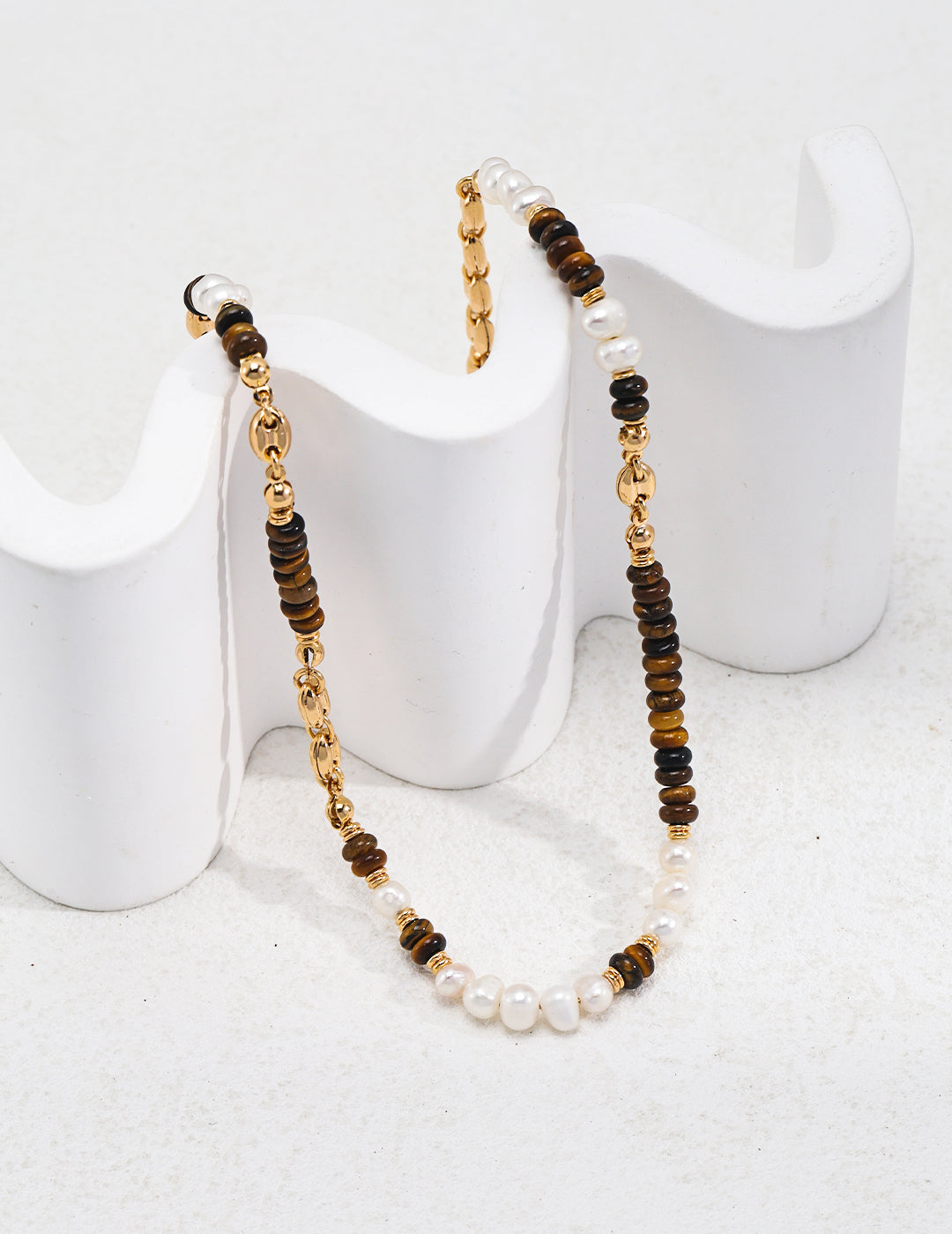 Terra Pearl Link Necklace