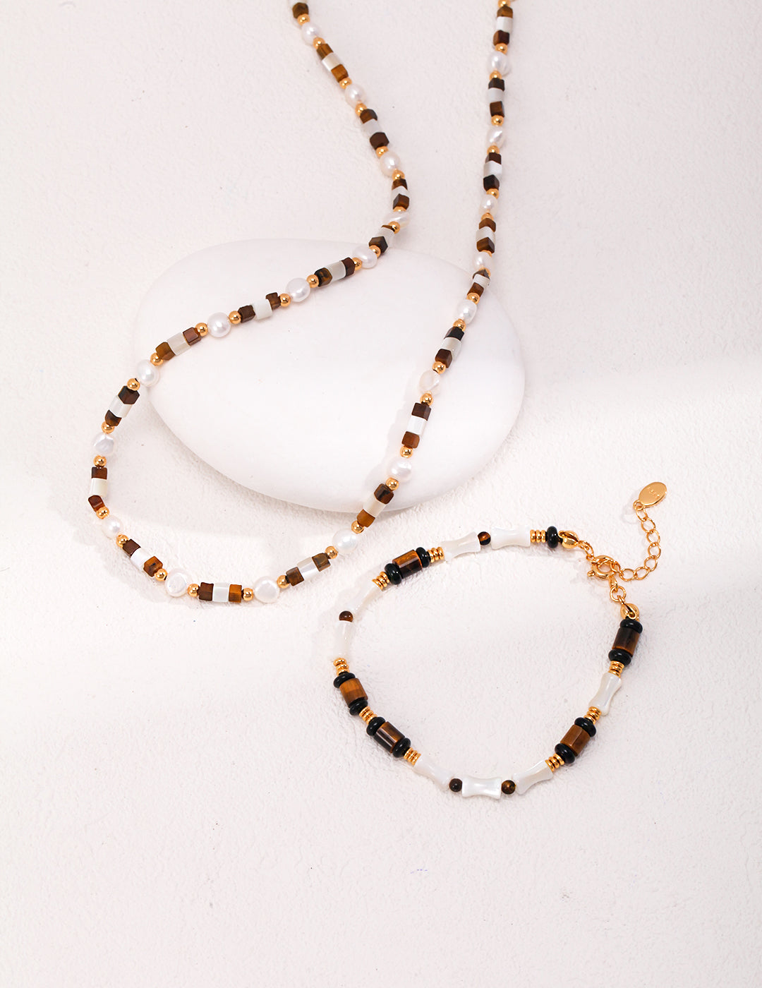 Noir Beaded Necklace Secondary image