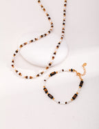 Noir Beaded Necklace