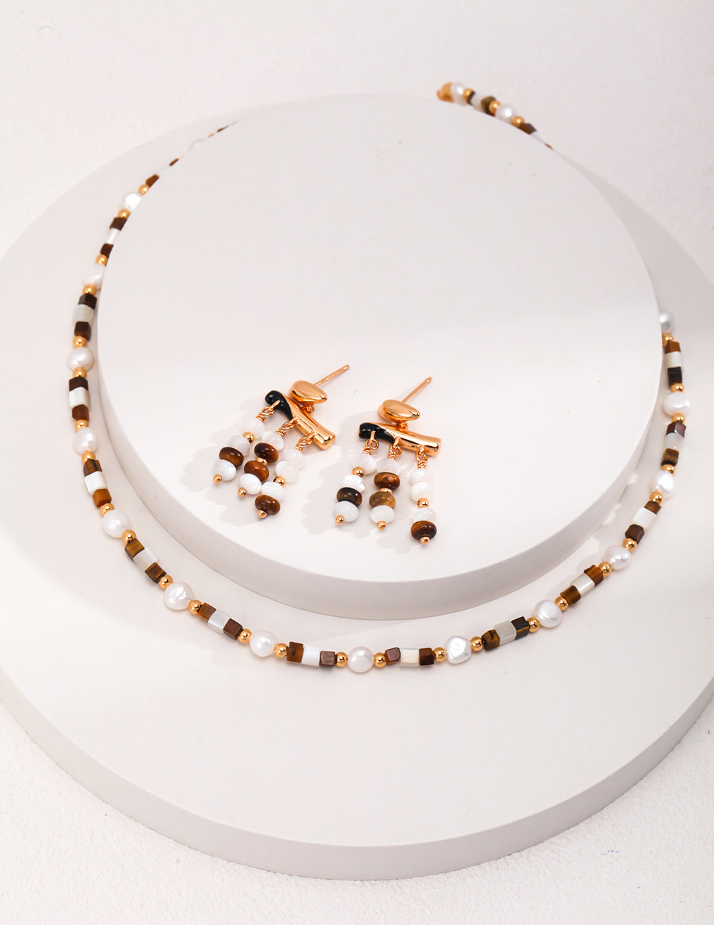 Noir Beaded Necklace