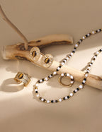 Noir Beaded Necklace