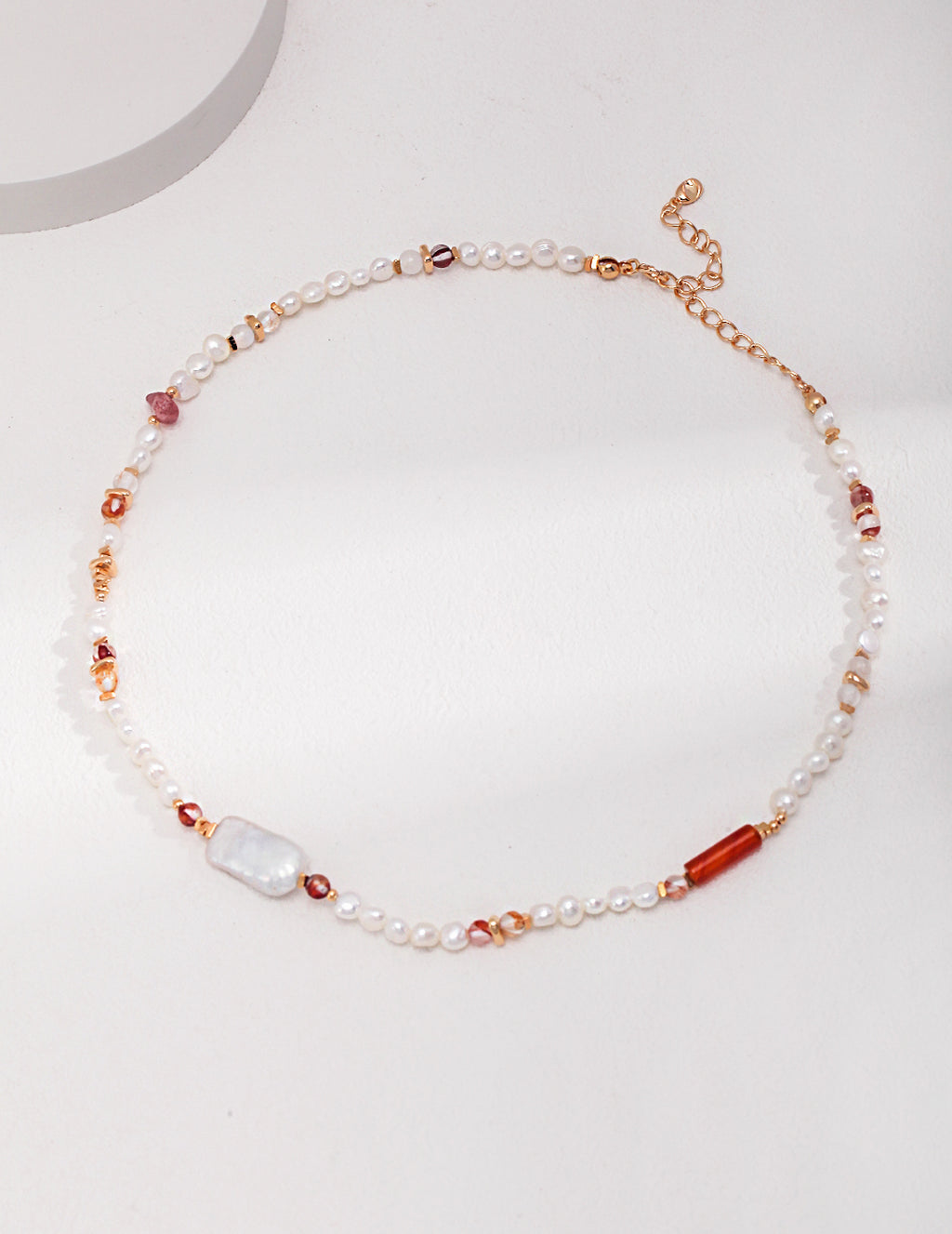 Sienna Pearl Beaded Necklace