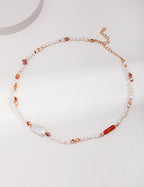 Sienna Pearl Beaded Necklace