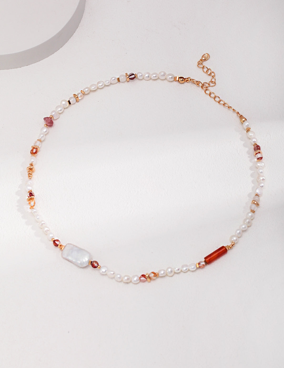 Sienna Pearl Beaded Necklace